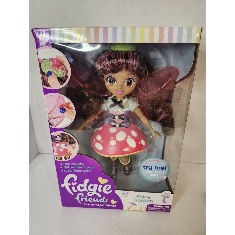 Fidgie Friends Fairie Garden, Butterfly-Winged Fashion Doll